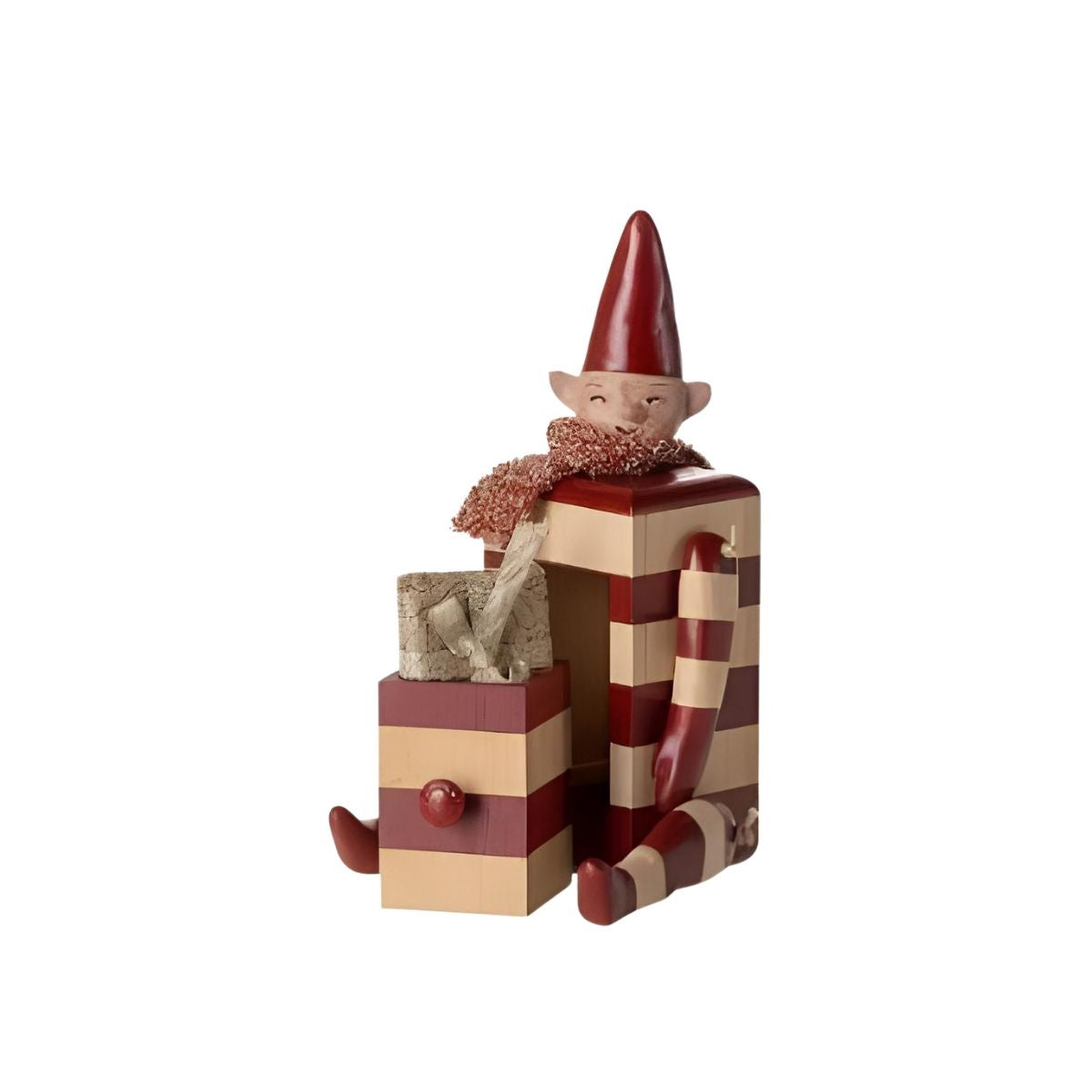 Maileg Elf with Drawer - Red