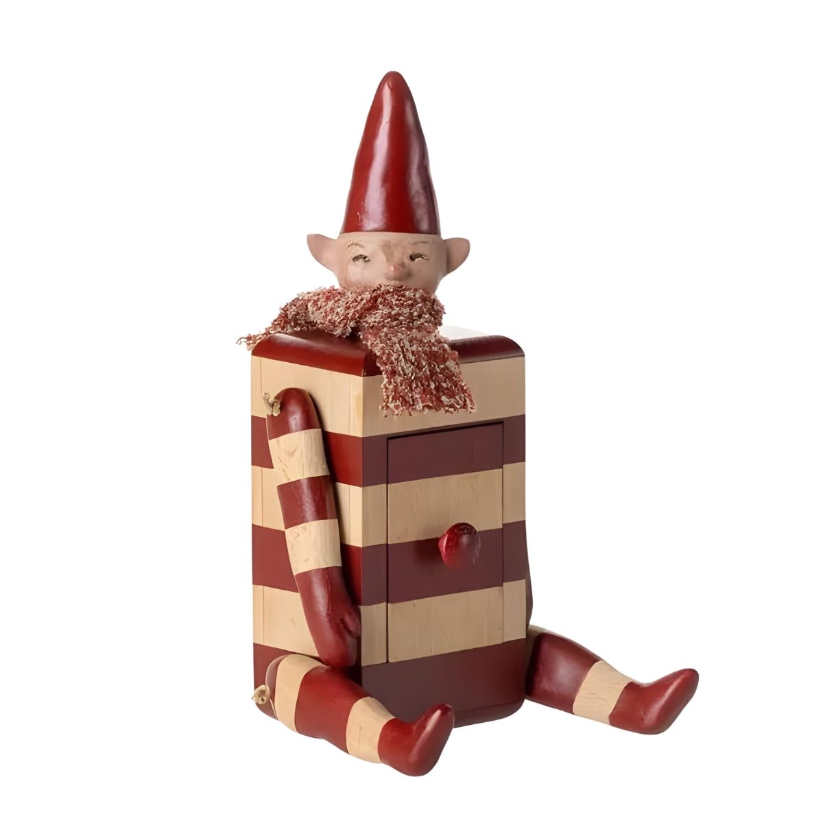 Maileg Elf with Drawer - Red