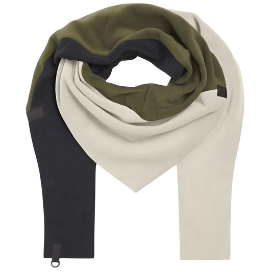 Henriette Steffensen Copenhagen Triangle Scarf - Moss/Kit/Black