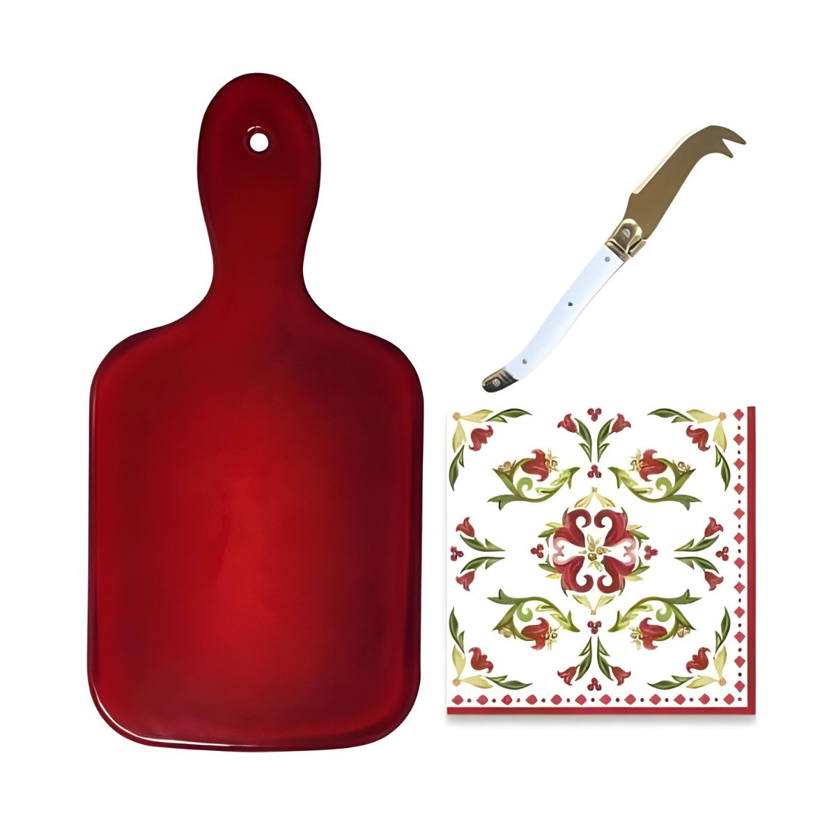 Le Cadeaux Garnet Mini Cheese Board Gift Set