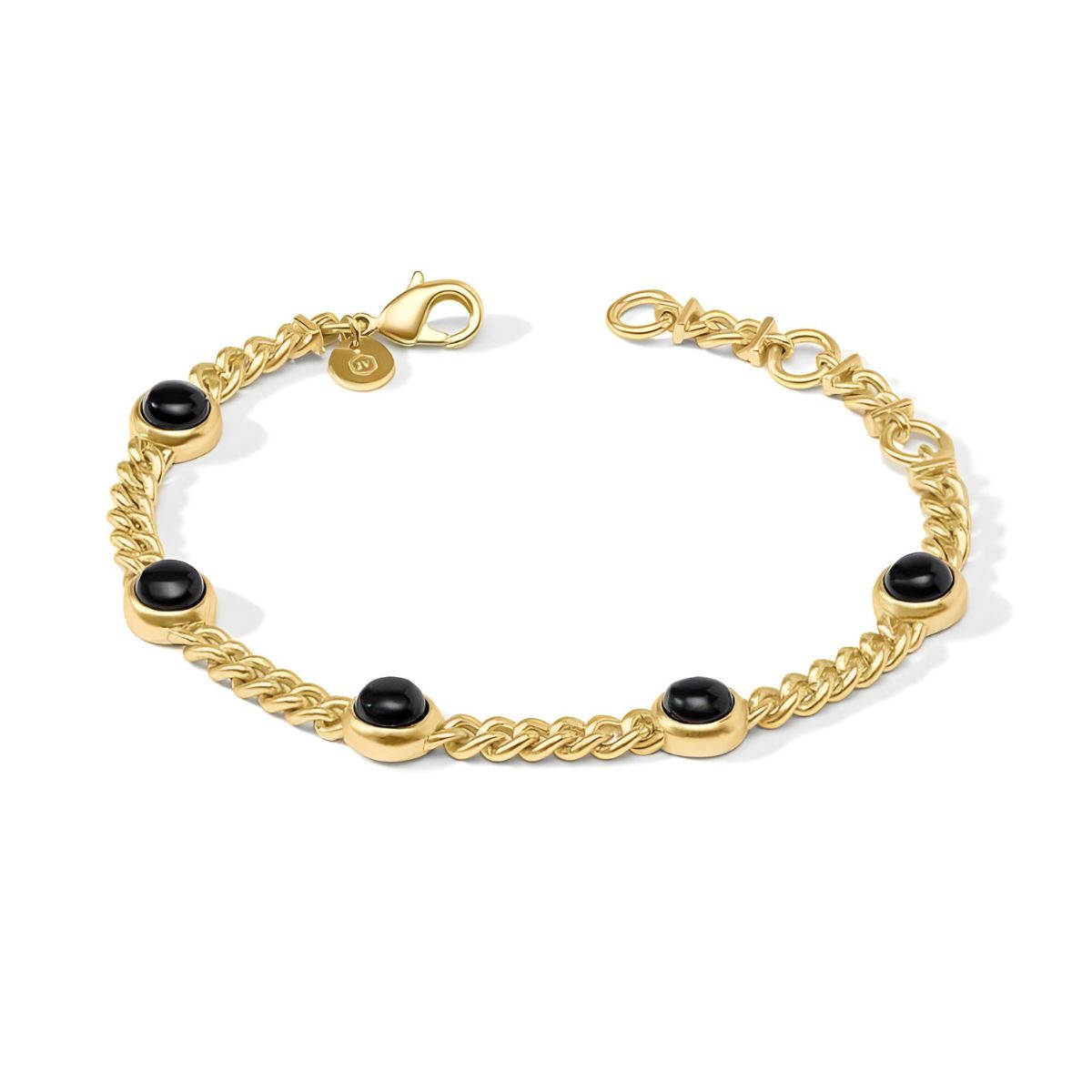 Julie Vos Dolce Delicate Bracelet - Obsidian Black
