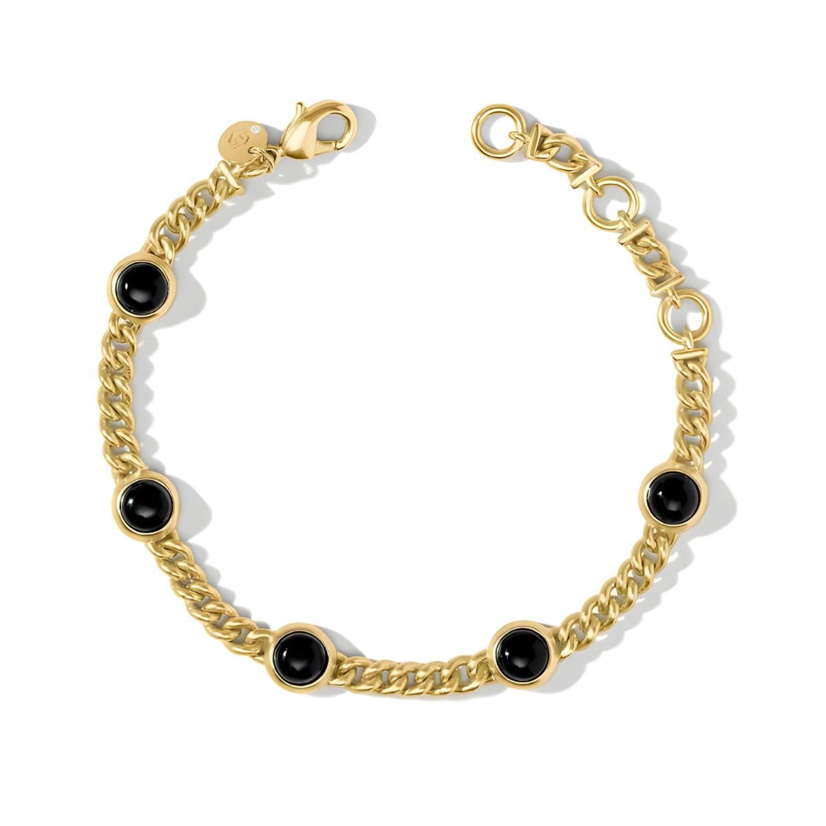Julie Vos Dolce Delicate Bracelet - Obsidian Black