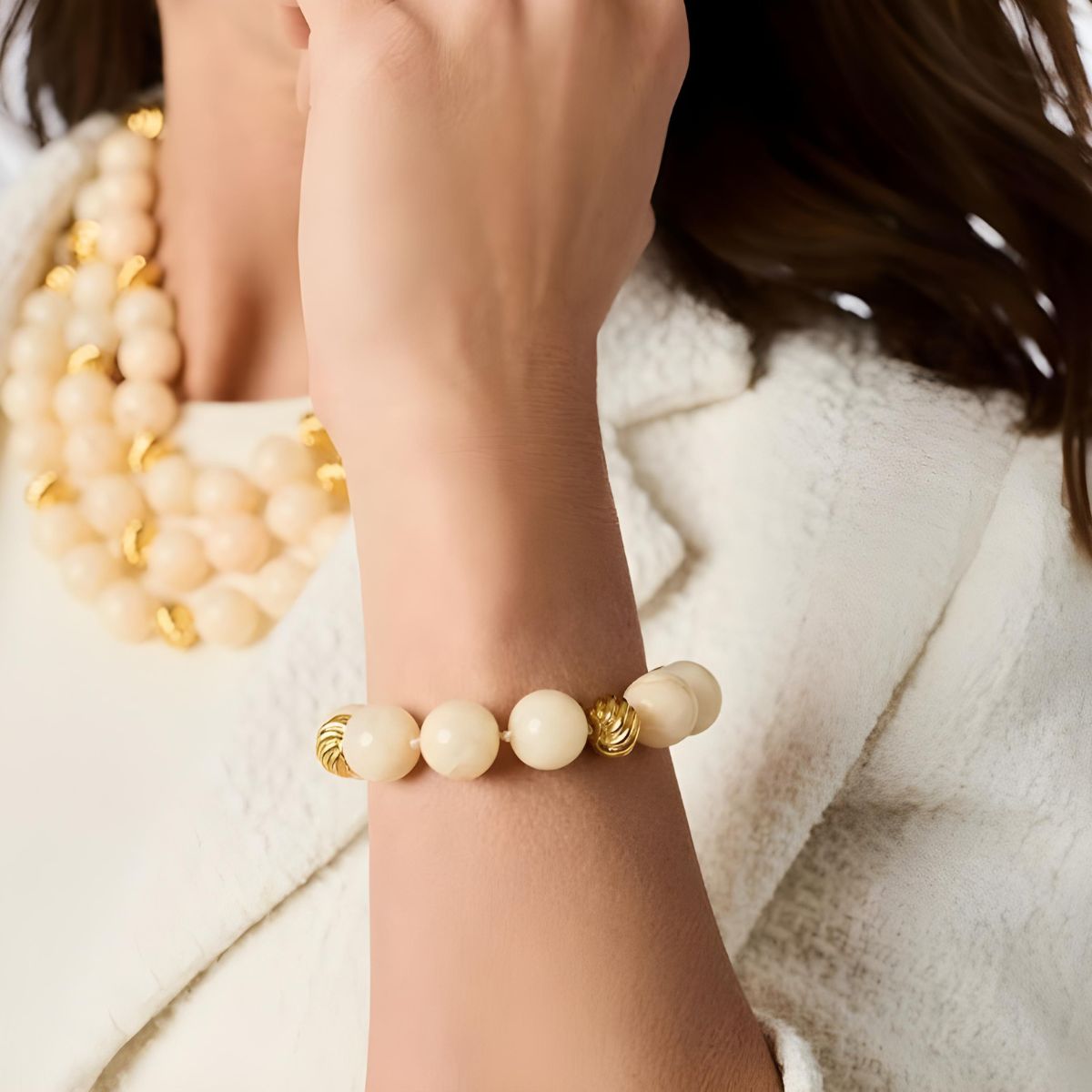 Julie Vos Ravello Bracelet - Ivory