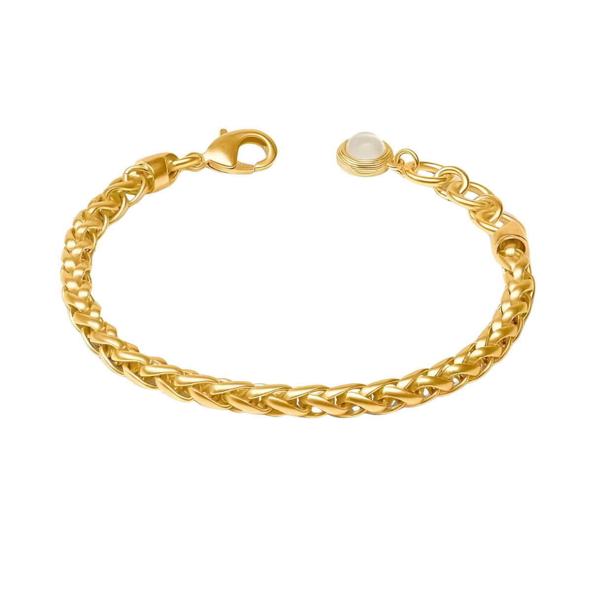 Julie Vos Cobblestone Link Bracelet - Gold