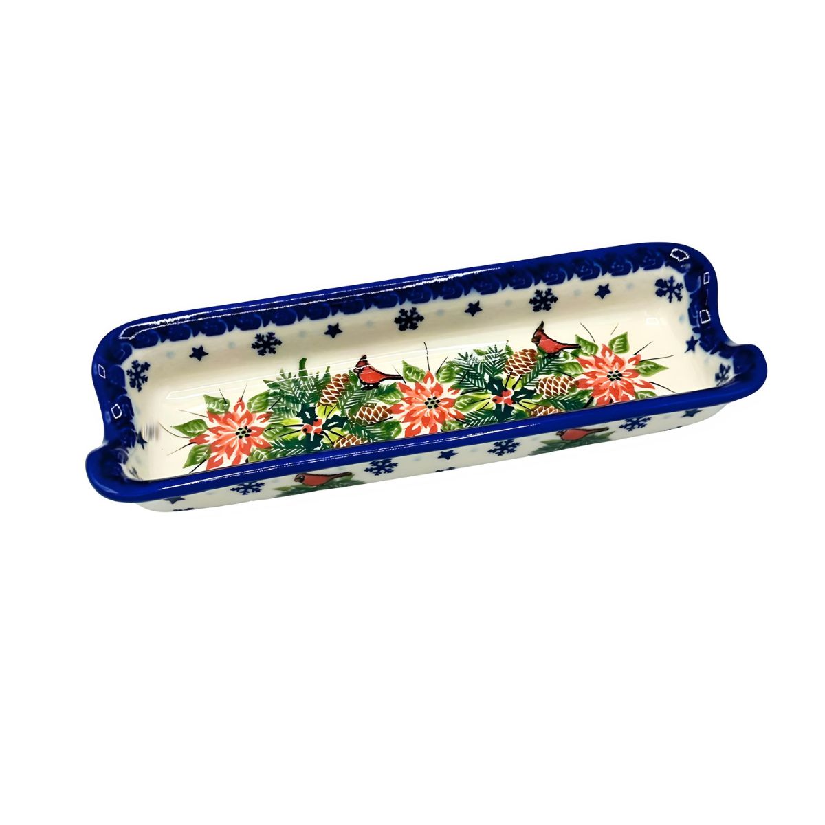Polish Pottery Holiday Corn Dish