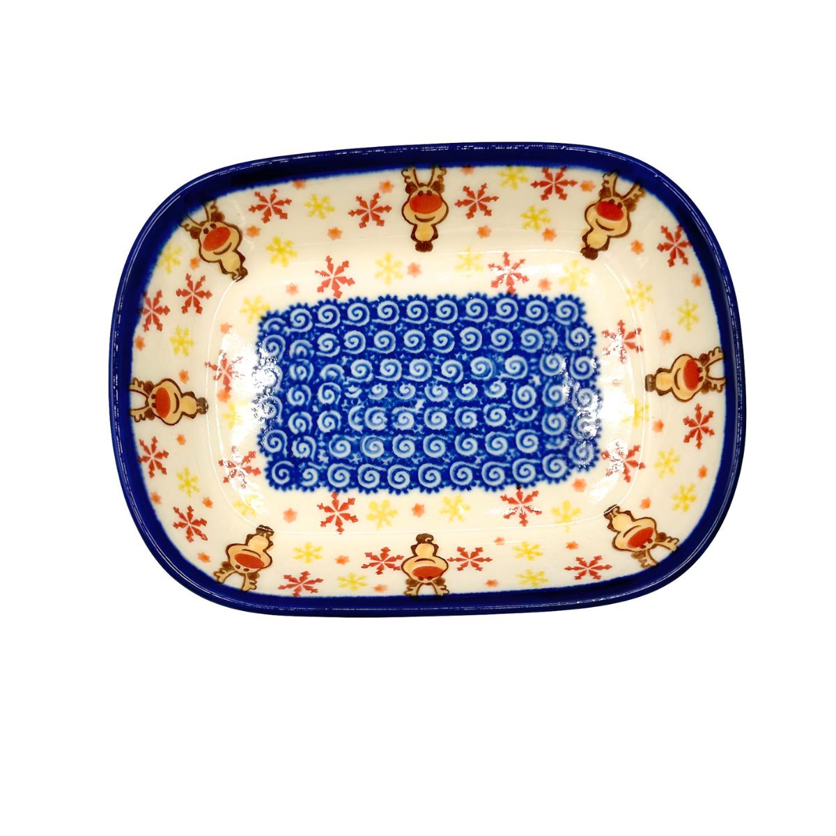 Polish Pottery Rudolph Butter Platter