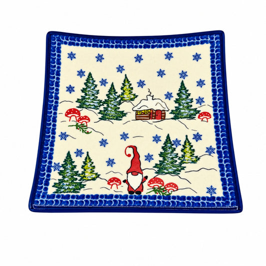 Polish Pottery Gnome Toffi Plate