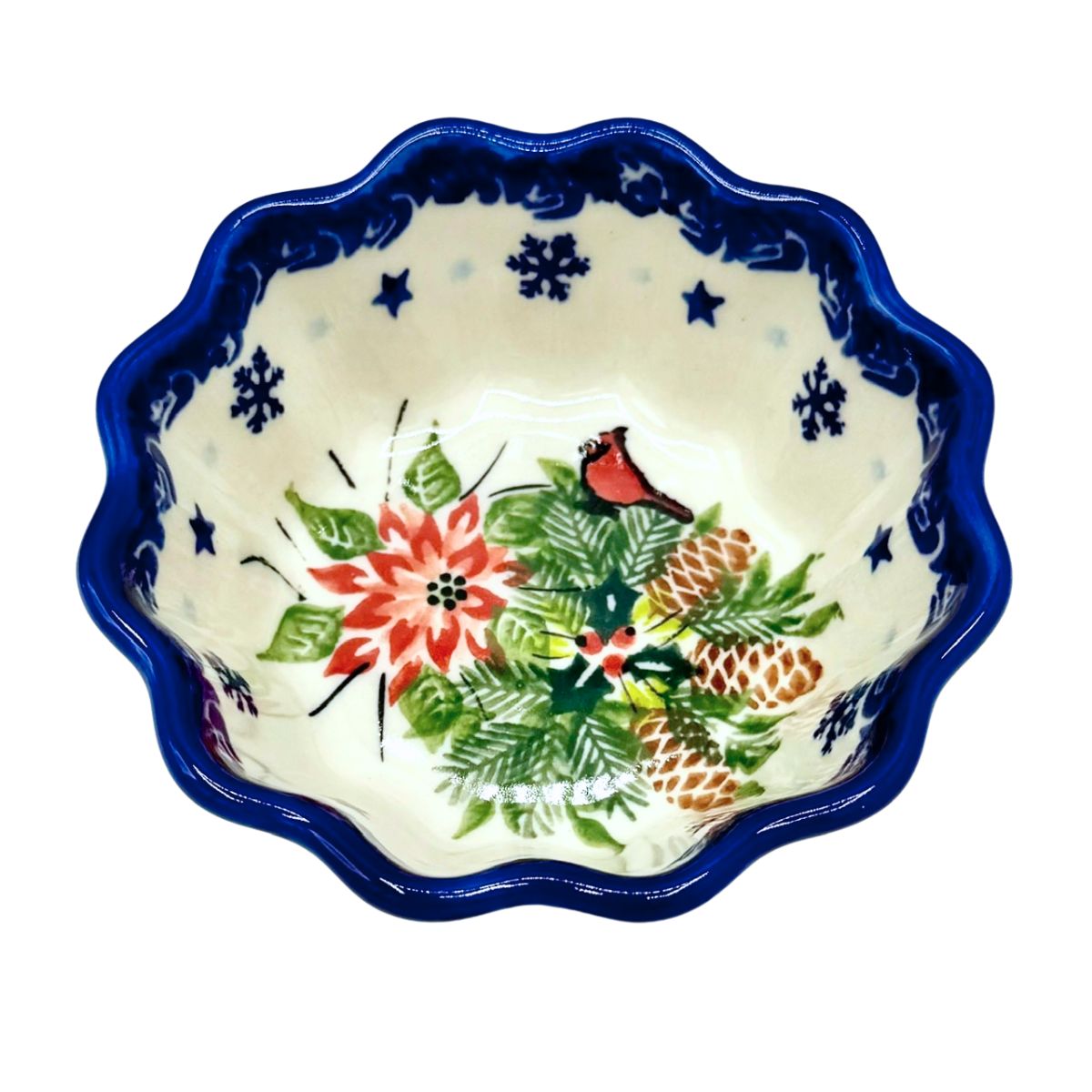 Polish Pottery Small Holiday Babka Bowl