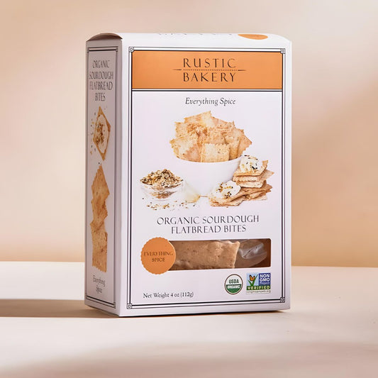 Rustic Bakery Everything Spice Organic Sourdough Flatbread Bites