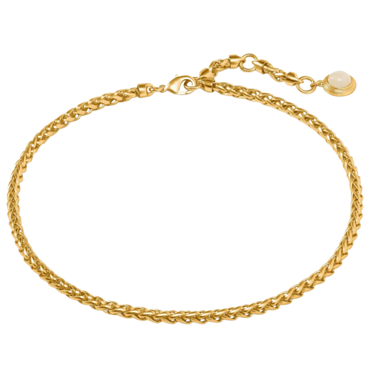 Julie Vos Cobblestone Link Necklace - Gold