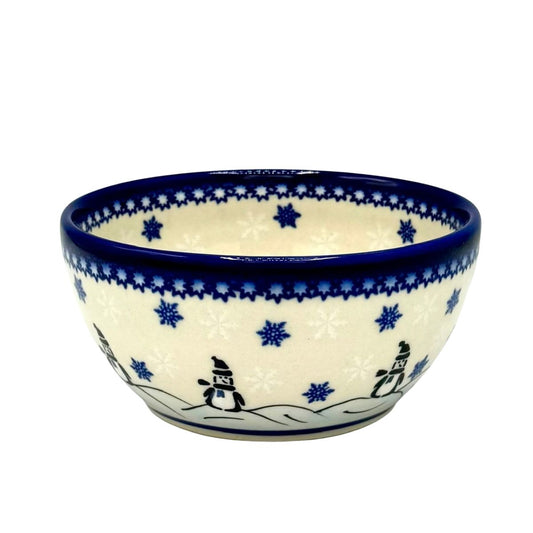 Polish Pottery Snowflake Bowl