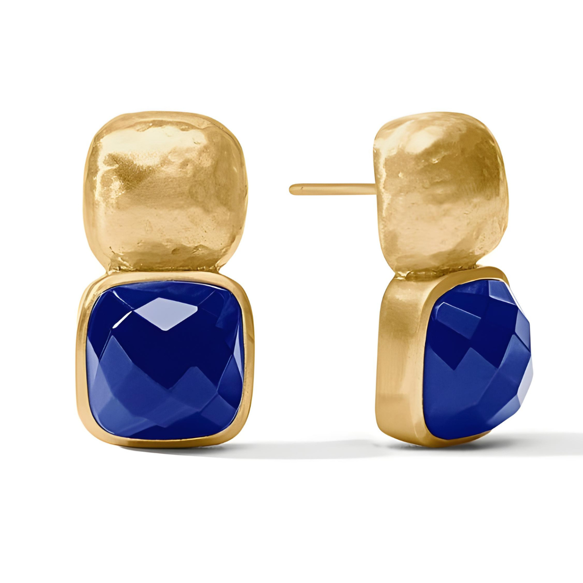 Julie Vos Catalina Earring - Iridescent Sapphire Blue