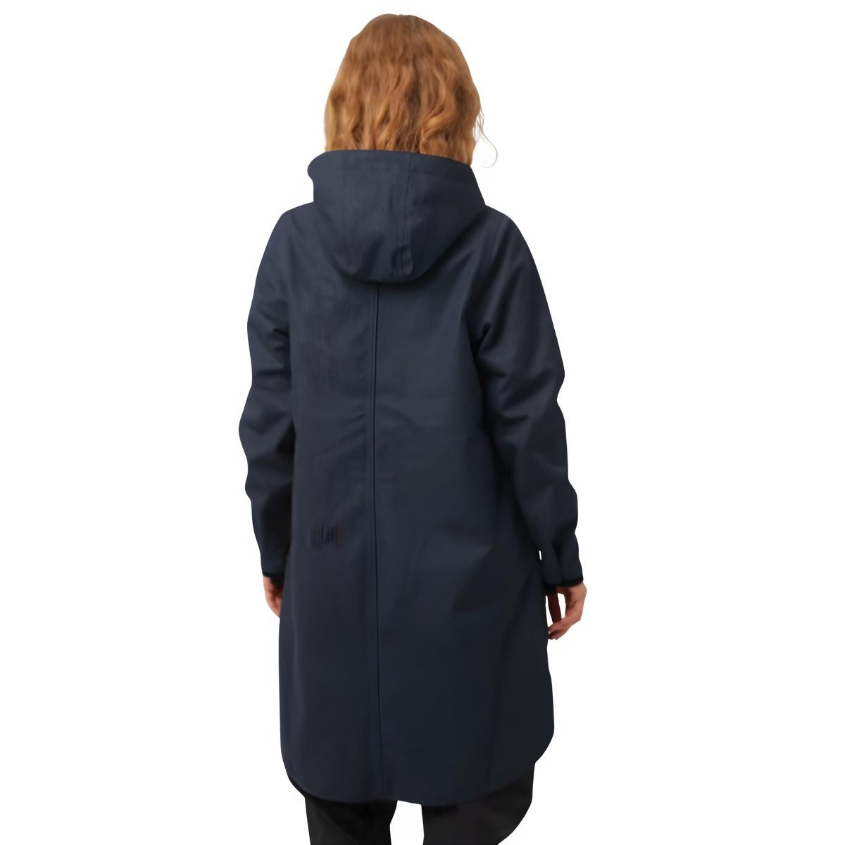Isle Jacobsen Softshell Raincoat A-line - Dark Indigo - UK40/US8