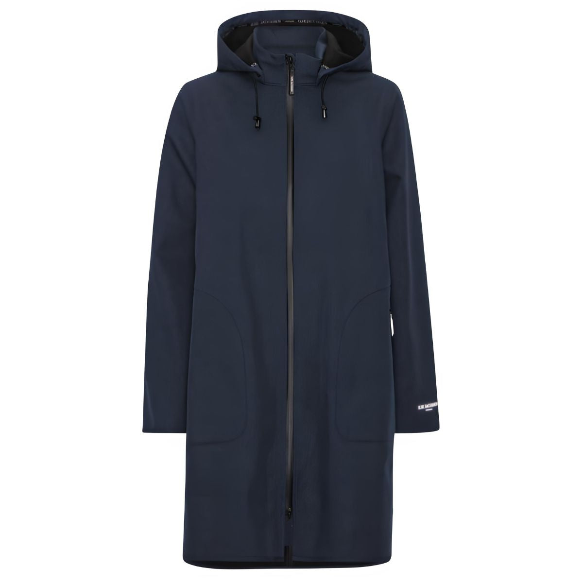 Isle Jacobsen Softshell Raincoat A-line - Dark Indigo - UK40/US8