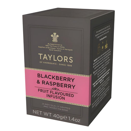Taylors of Harrogate Blackberry & Raspberry Tea - 20 Teabags