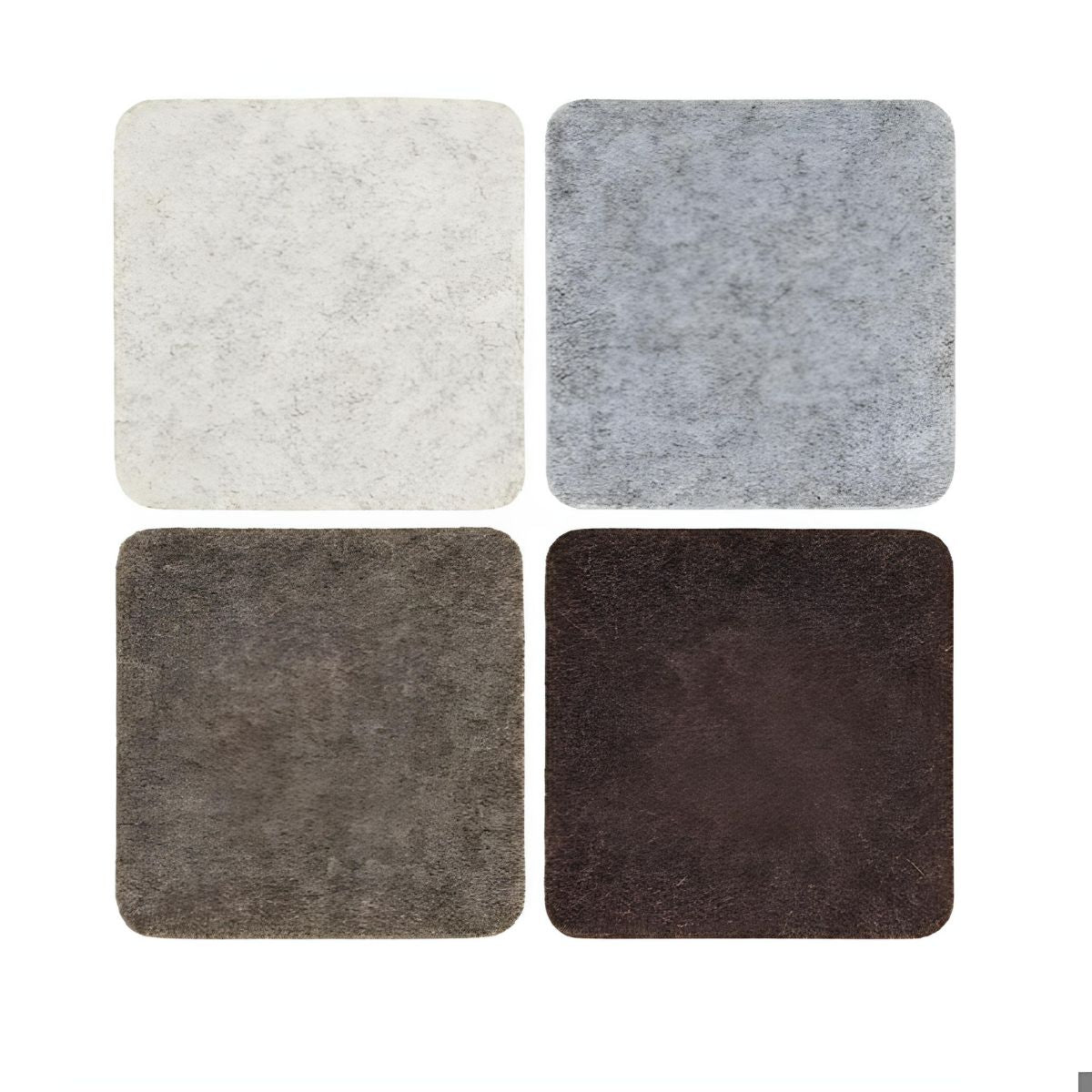 Graf Lantz Bierfilzl Merino Wool Felt Square Coaster Set/4 - Earth Hues