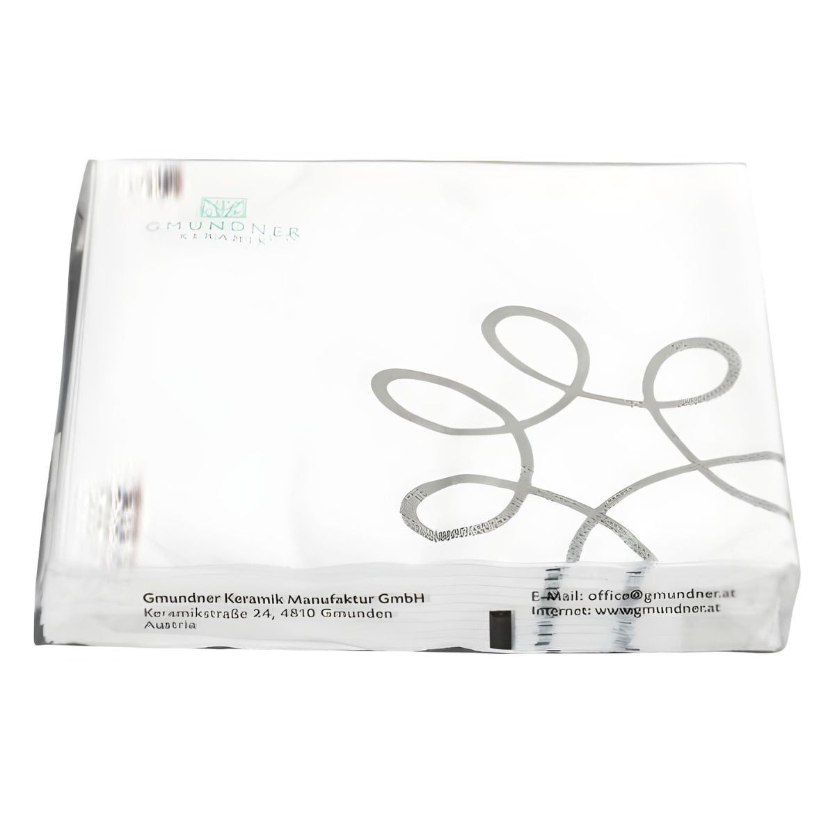 Gmundner Keramik Pure Flamed Grey Napkins - Pack of 20