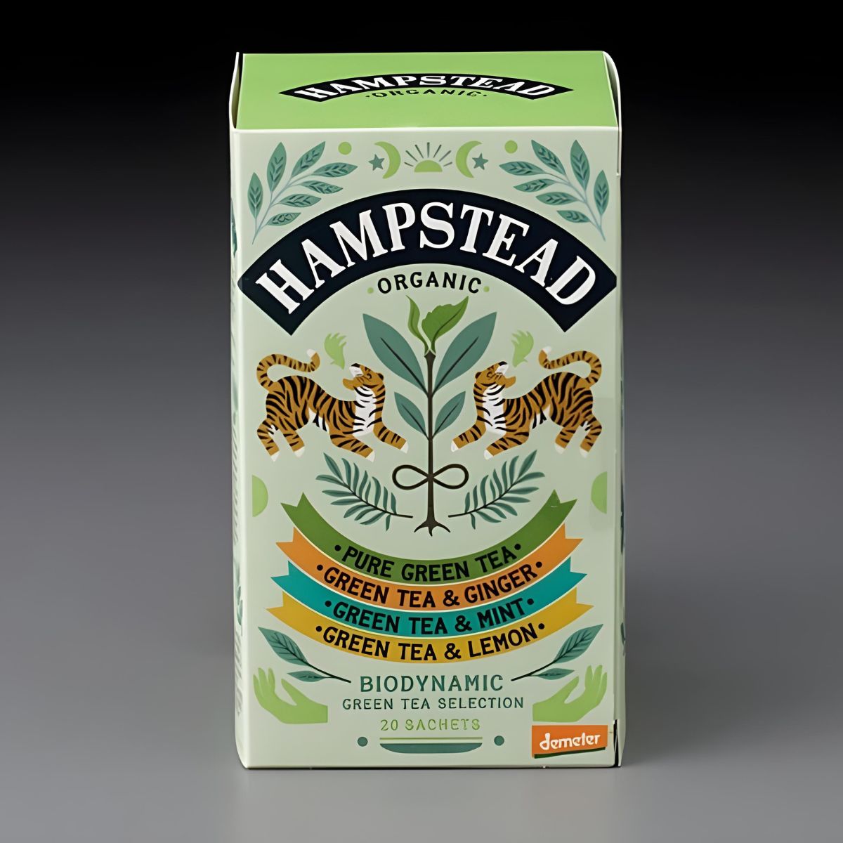 Hampstead Organic Green Tea Selection Pack (20 Teabags)