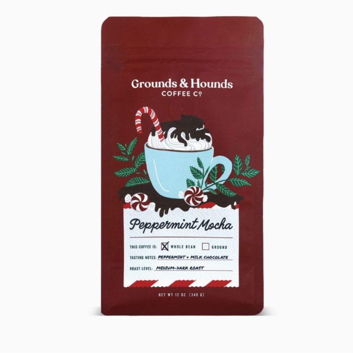Grounds & Hounds Peppermint Mocha - Ground