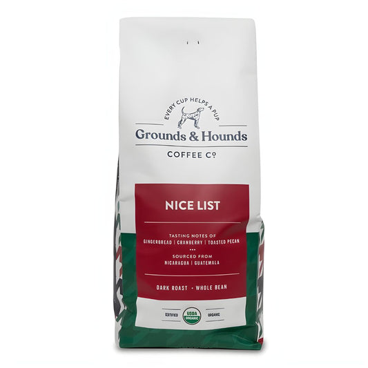 Grounds & Hounds Nice List Holiday Blend - Ground