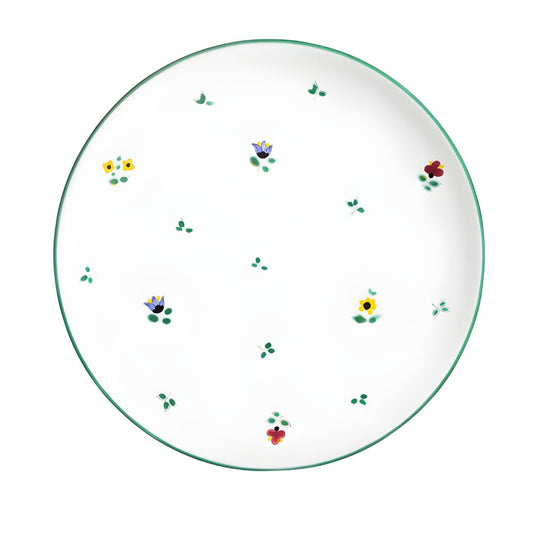 Gmundner Keramik Alpine Flowers Coupe Dinner Plate