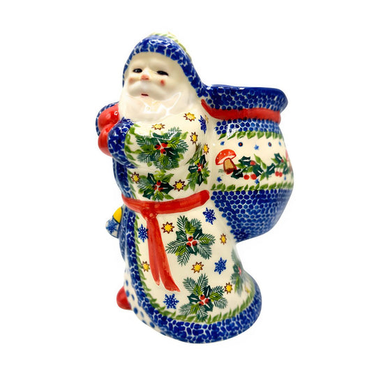 Polish Pottery Festive Santa Clause