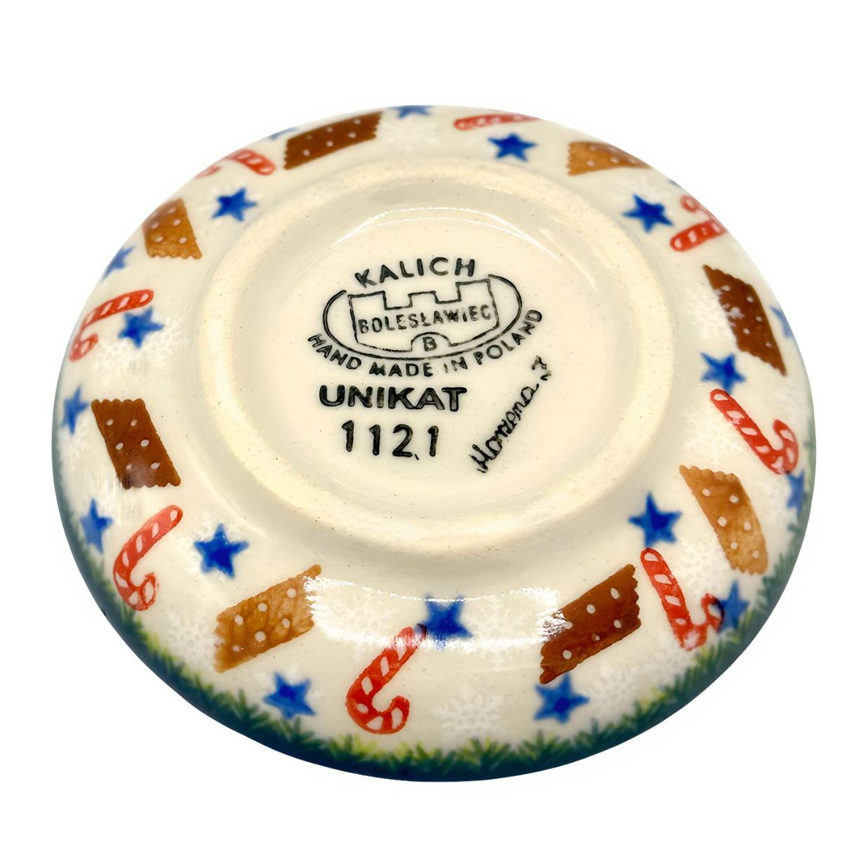 Polish Pottery Gingerbread House Small Plate