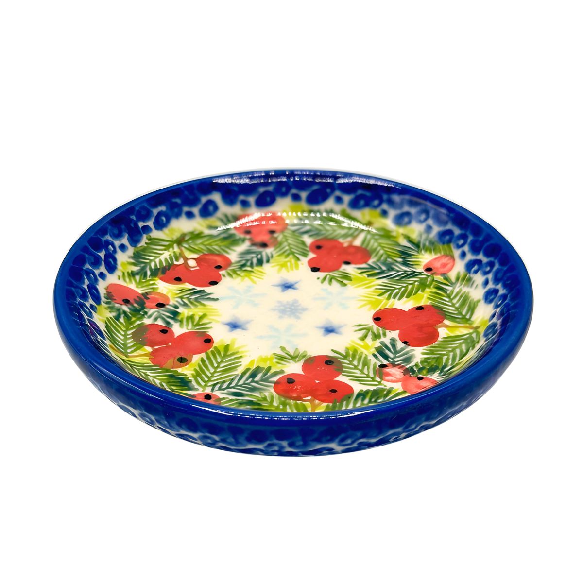 Polish Pottery Berry Plate