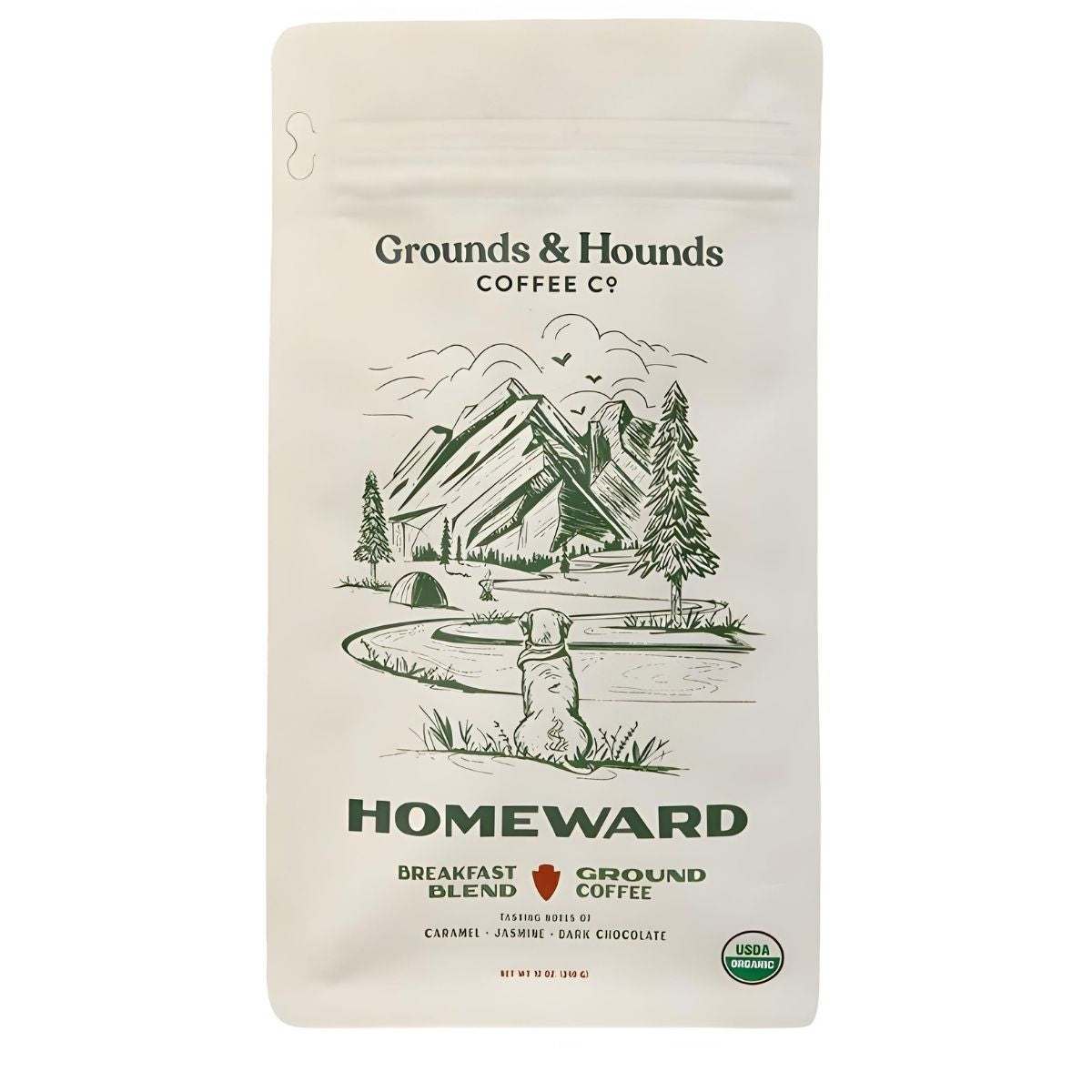 Grounds & Hounds Homeward Breakfast Blend - Whole Bean