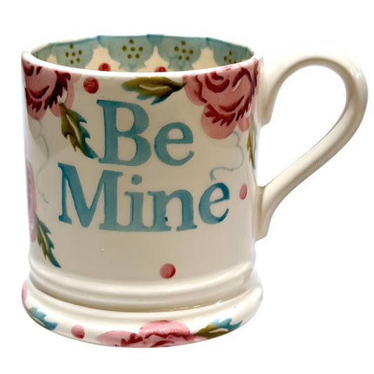 Emma Bridgewater Rose & Bee "Be Mine" 1/2 Mug - Retired
