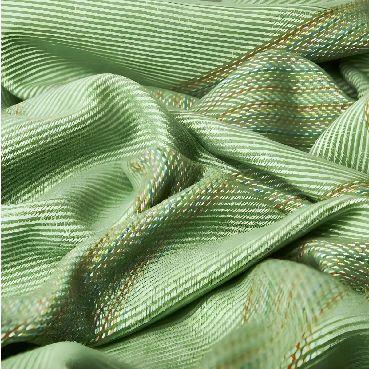 Cushendale Seskin Lambswool Small Throw - Greengage