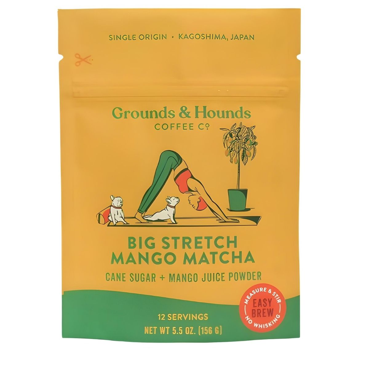 Grounds & Hounds Big Stretch Mango Matcha