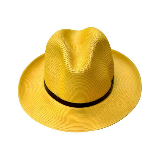 Travaux en Cours Sunflower Leather Tie Paper Hat