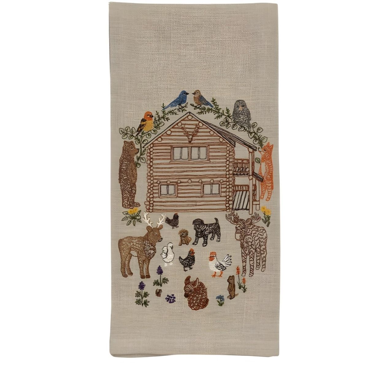 Coral & Tusk Cabin Life Tea Towel