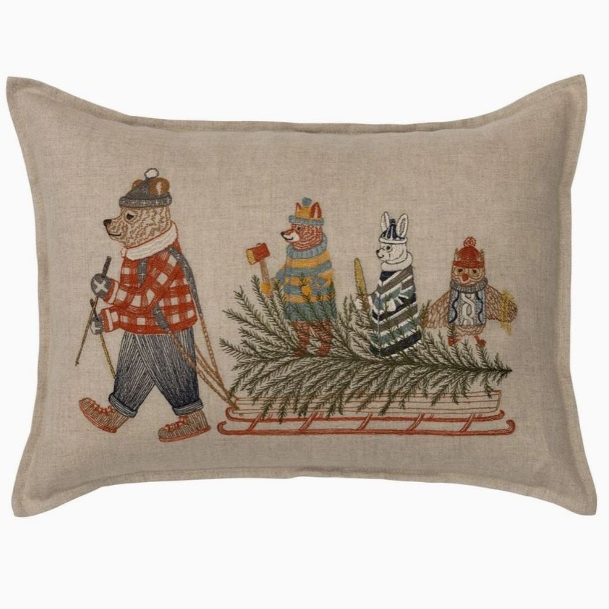 Coral & Tusk Christmas Tree Sled Pillow