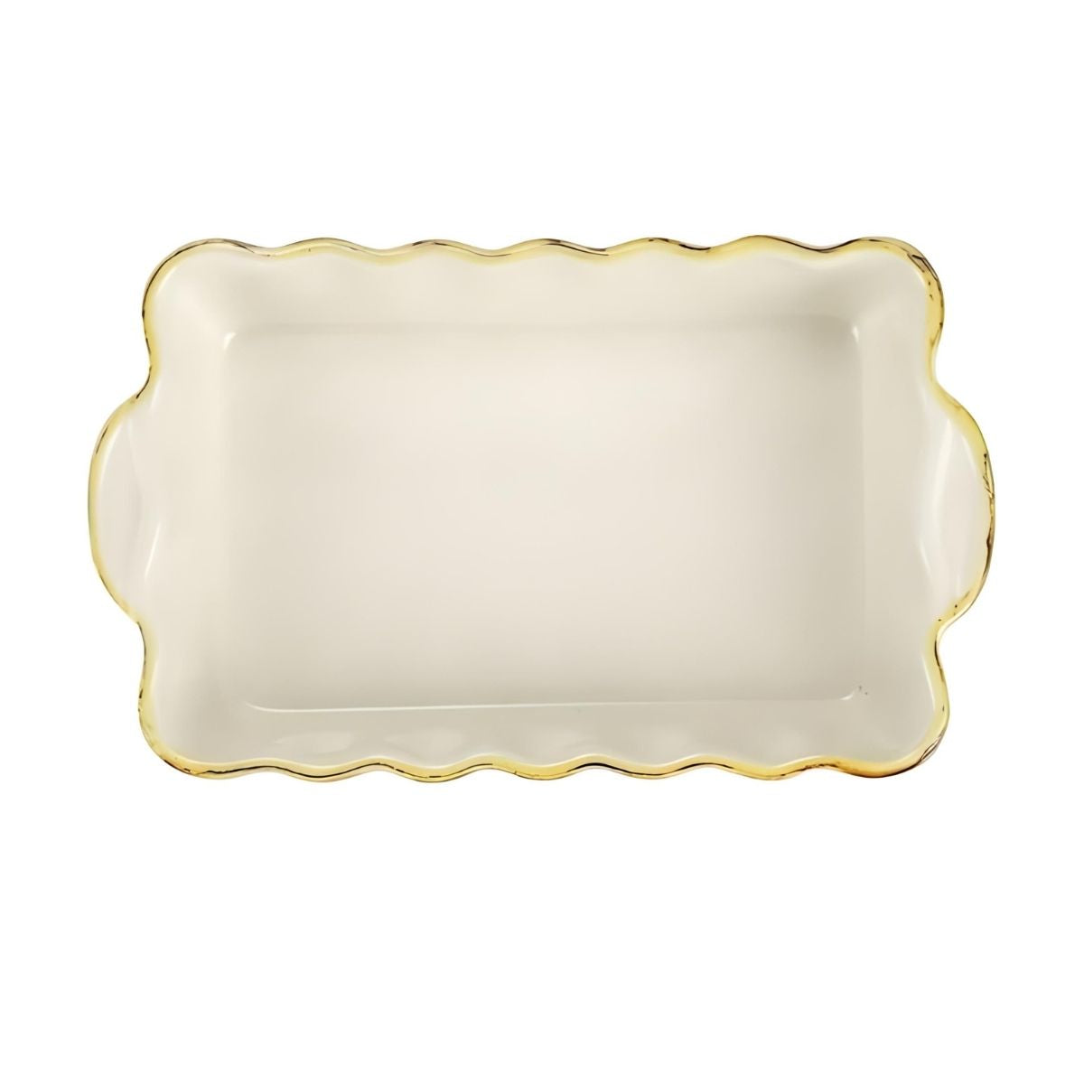 Vietri Italian Bakers Aqua Small Rectangular Baker