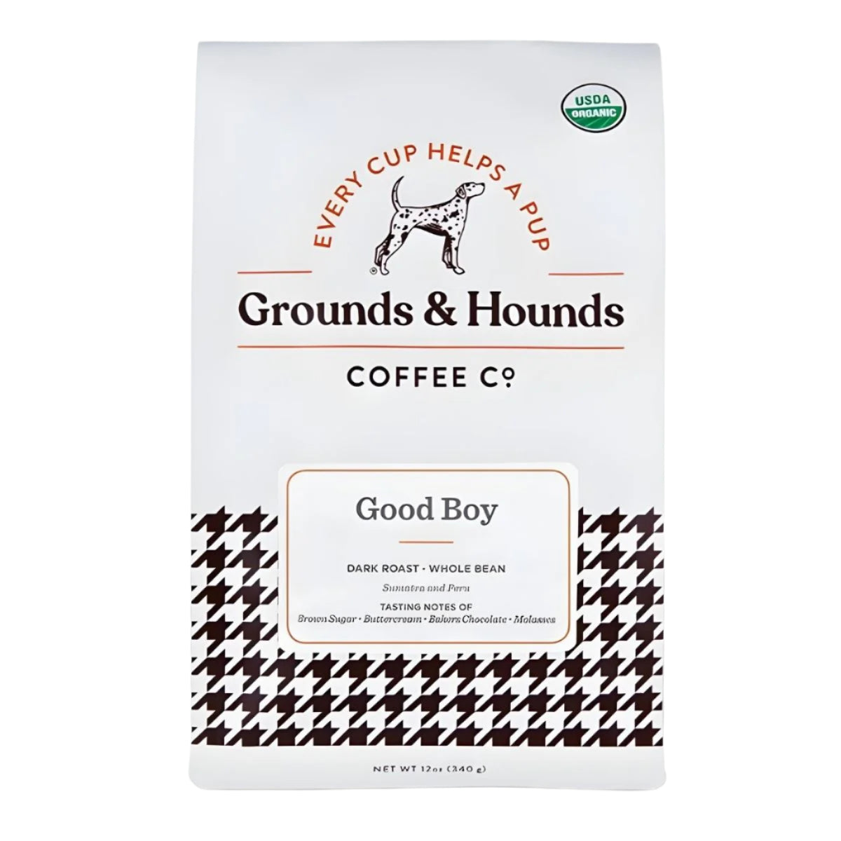 Grounds & Hounds Good Boy Dark Roast - Whole Bean