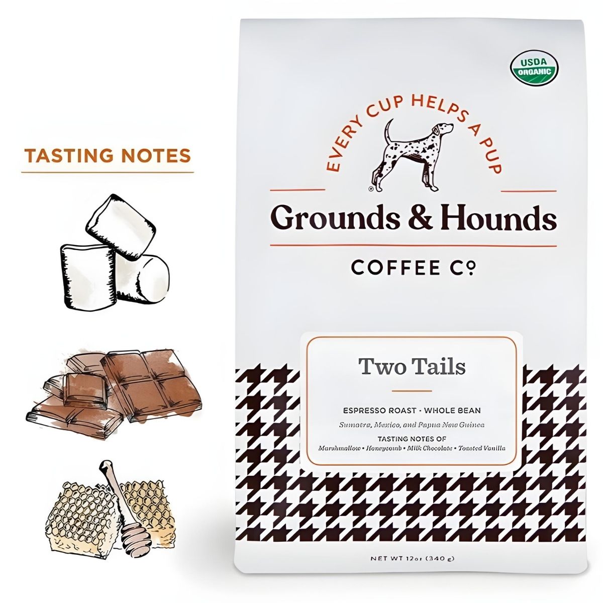 Grounds & Hounds Two Tails Expresso - Whole Bean