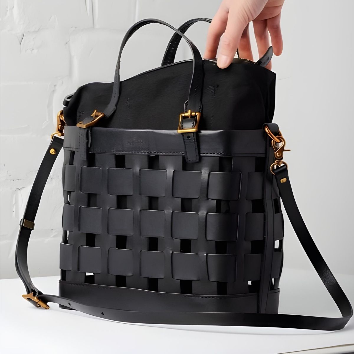 Uppdoo Venture Basket Tote - Black