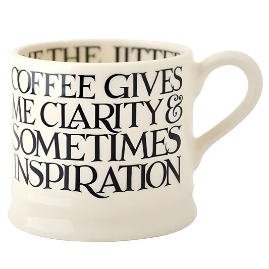 Emma Bridgewater Black Toast All Over Writing - Small Mug