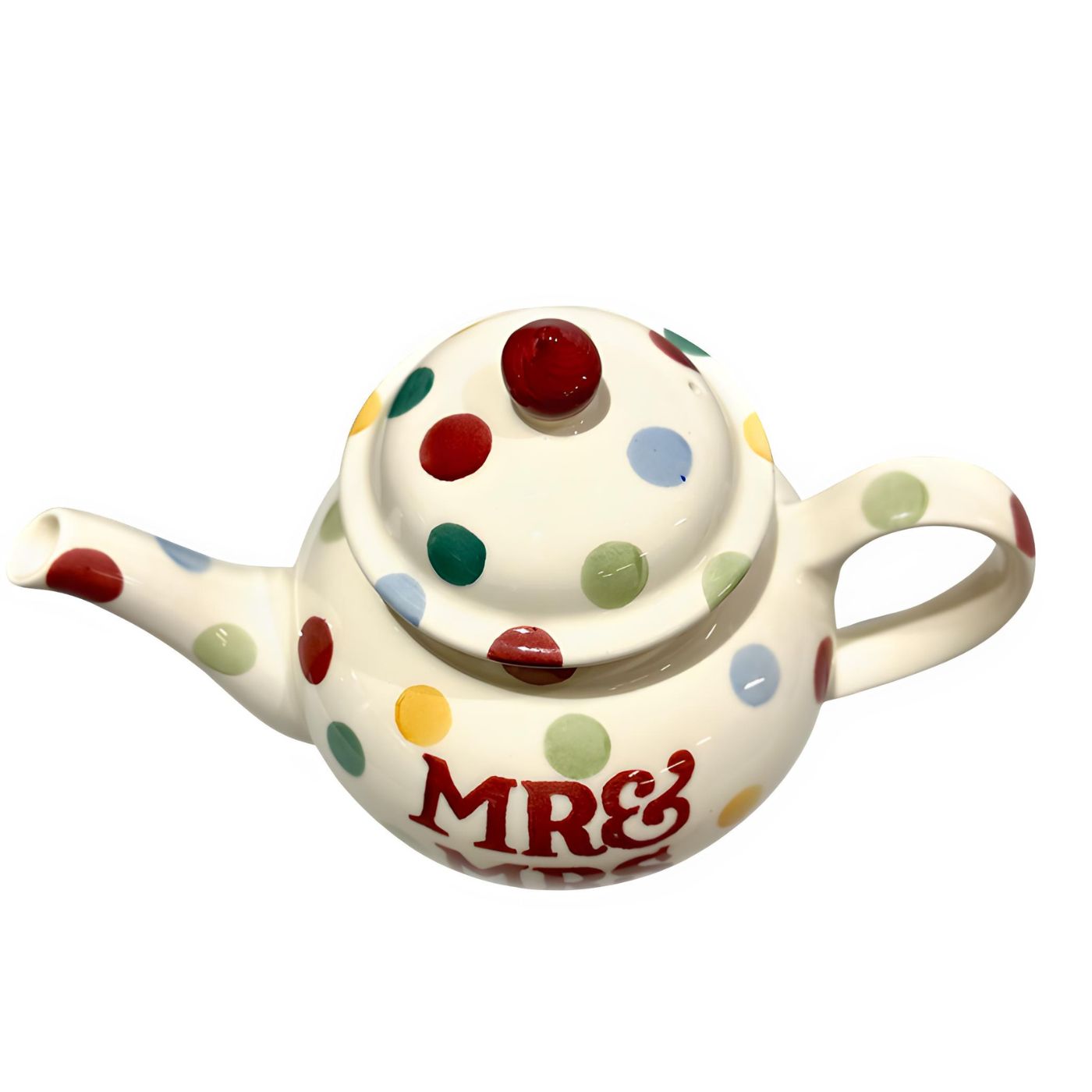 Emma Bridgewater Polka Dot Mr & Mrs 2 Cup Teapot - Retired
