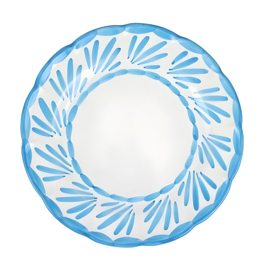 Vietri Arezzo Aqua Dinner Plate
