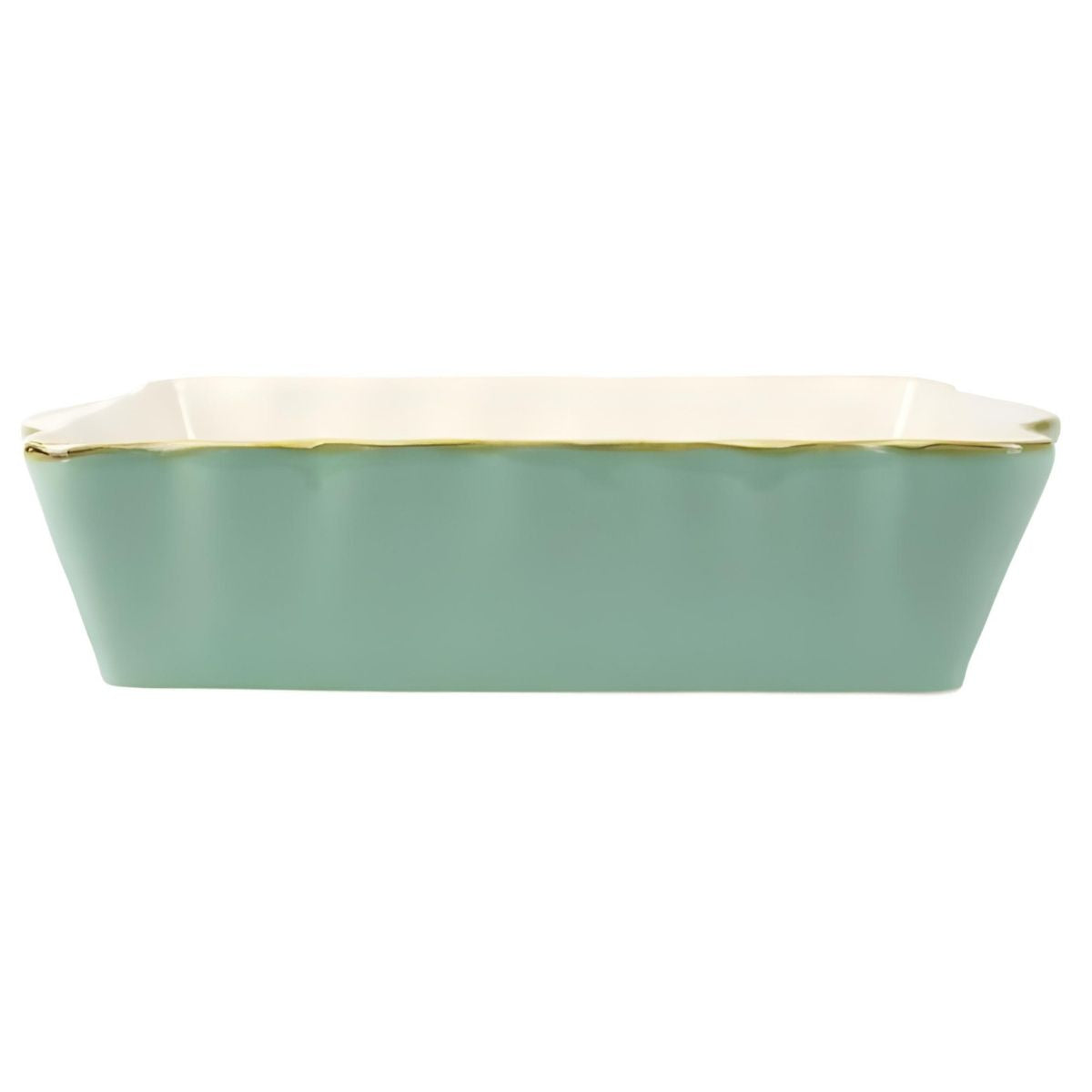 Vietri Italian Bakers Aqua Large Rectangular Baker