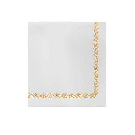 Vietri Papersoft Napkins Florentine Yellow Dinner Napkins (Pack of 20)