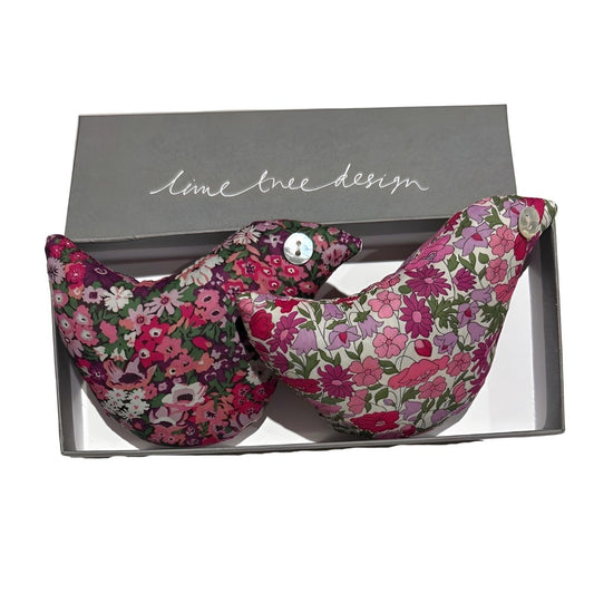 Lime Tree Design Box/2 Love Birds Lavender Birds - Maid Marian