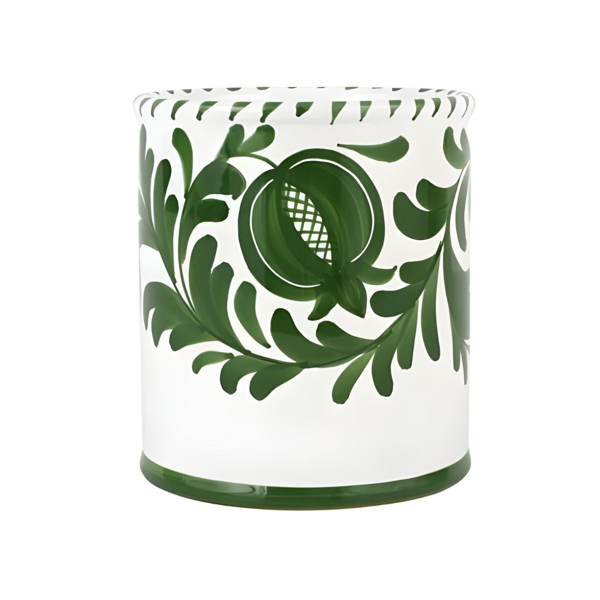Vietri Arezzo Green Utensil Holder