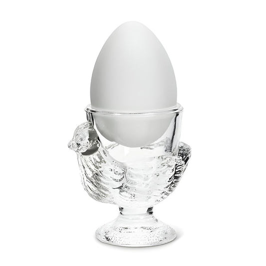 Abbott Glass Chicken Egg Cup