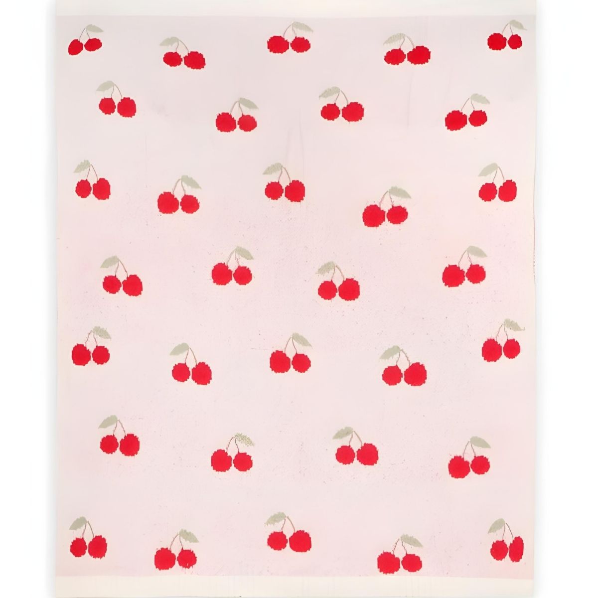 Viverano Organics Cherry Orchard Baby Blanket & Ring Rattle Gift Set