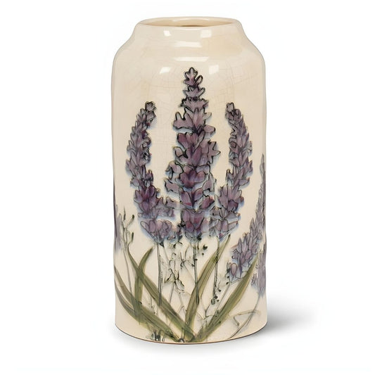 Abbott Medium Lavender Tall Vase - 10"H