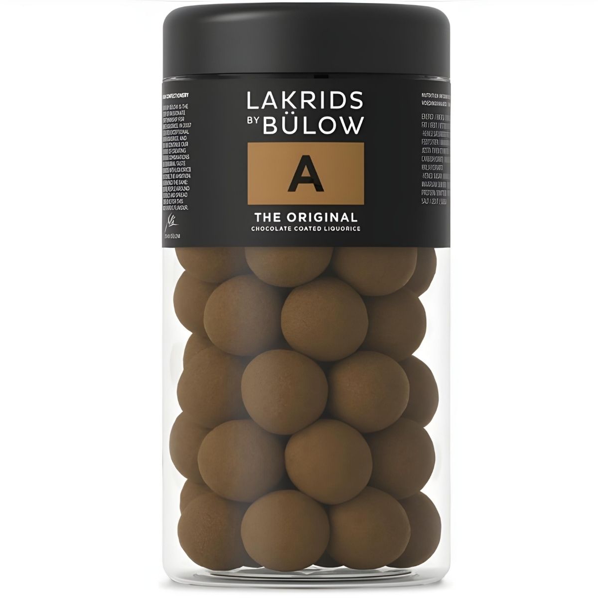 Lakrids by Bülow Danish Chocolate Coated Licorice - Regular